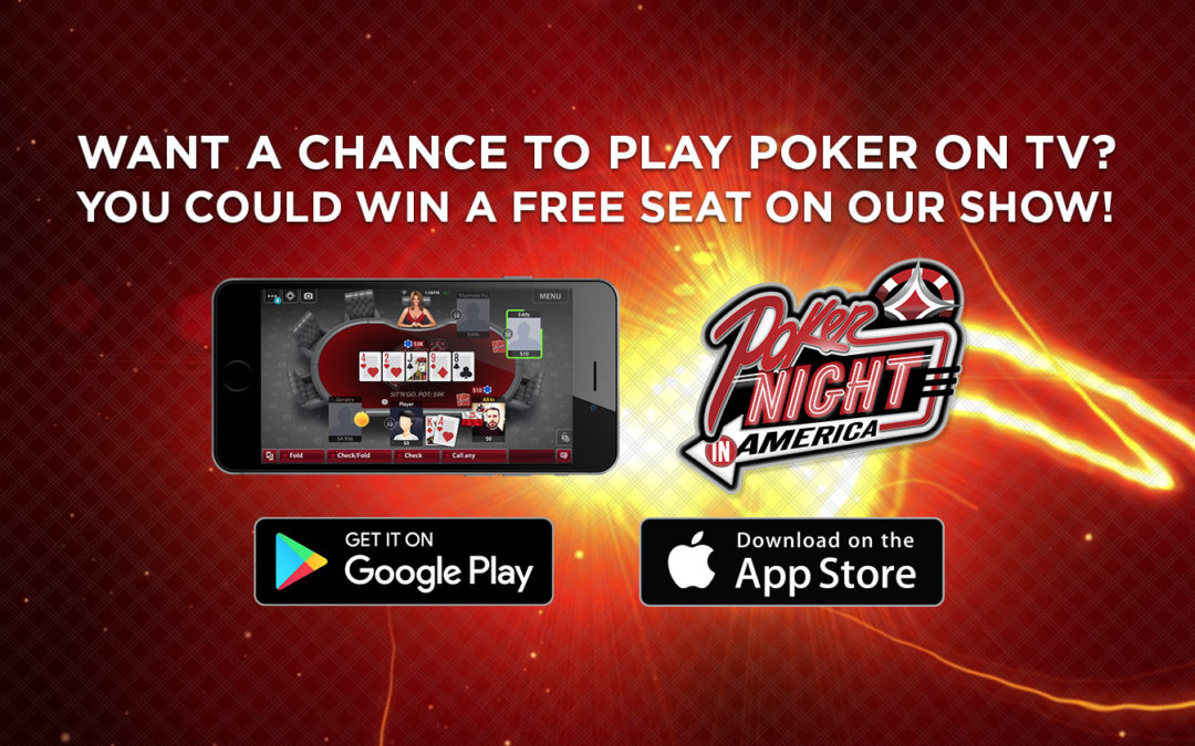 Poker Fans Can Now Win a Free Seat to Play With The Pros On National TV’s Poker Night in America